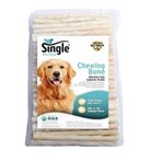 Single 12 cm 6 gr 100'lü Paket Köpek Ödülü Beyaz Burgu Çubuk