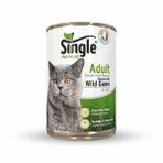Single Av Etli 415 gr Konserve Kedi Maması