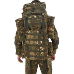 Single Sword 100+10L Su Geçirmez Outdoor Taktik Kamp Çantası - Renk: Puma Black-Multicolor - Beden: Standart