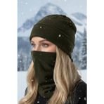 Single Sword 2 li set Unisex Kışlık Polar Boyunluk & Bere Olan Çok Amaçlı Soğuk Hava Koruması 0//HAKİ
