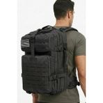 Single Sword 50L Taktik Sırt Çantası Su Geçirmez Askeri Outdoor Kamp Dağcı Çanta (Renk=SİYAH) - Siyah - Standart