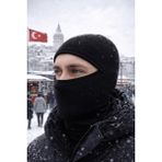 Single Sword Army Stil Termal Kar Maskesi 0//SİYAH - Standart - Siyah