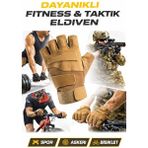 Single Sword Erkek&kadın Fitness Eldiveni Ağırlık Body Dambıl Halter Kullanımı Için Rahat Malzeme Spor&fitness Outdoor - XL - Bej