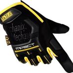 Single Sword Mechanix Tam Parmak Taktik Eldiven, Darbe Emici İş Eldiveni, Dokunmatik Özellikli Motosiklet&Spor Eldiveni, Unisex SARI-XL