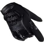 Single Sword Mechanix Tam Parmak Taktik Eldiven, Darbe Emici İş Eldiveni, Dokunmatik Özellikli Motosiklet&Spor Eldiveni, Unisex SİYAH-L