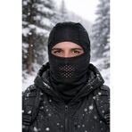 SINGLE SWORD Nefes Alan Rüzgar Geçirmez Balaklava Kar Maskesi - Siyah