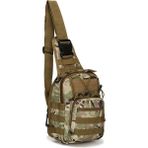 Single Sword Pratik Su Geçirmez Tek Omuz Çapraz Çanta Çanta Modeli - Renk: Puma Black-Multicolor - Beden: Standart