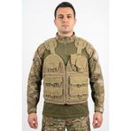 Single Sword Single Sword 37 Cepli Avcı Outdoor Yeleği | Taktik Ve Outdoor Kullanım Için, Bej