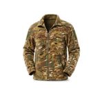 Single Sword Single Sword Askeri Ve Outdoor Erkek&Kadın Taktik Polar Mont-Hırka-Ceket, Multicam, L