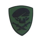 Single Sword Single Sword Komando Bere-Bıçak Plastik Patch - Peç, Haki