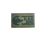 Single Sword Single Sword "Kurdun Dişine Kan Değdi Korkun" Plastik Arma Peç - Patch, Haki