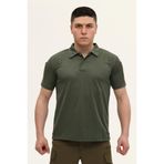 Single Sword Single Sword Regular Fit Polo Yaka Kısa Kollu Erkek Tişört, Haki, Xl