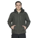 Single Sword Single Sword Su Geçirmez Outdoor Softshell Taktik Erkek Mont, Haki, 3Xl