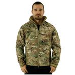 Single Sword Single Sword Su&Rüzgar Geçirmez Outdoor Softshell Kışlık Erkek Mont (Kapüşonlu), Multicam, 3Xl