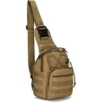 Single Sword Su Geçirmez Outdoor Taktik Tek Omuz Çapraz Çanta Bej Renkli Unisex Kullanım İçin