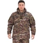 Single Sword Su ve Rüzgâr Geçirmez Softshell Erkek Kışlık Parka (Kapüşonlu) - 2XL - Renkli