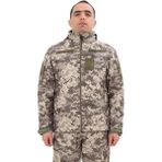 Single Sword Su&rüzgâr Geçirmez Kapüşonlu Softshell Kışlık Erkek Mont - Kamuflaj Rengi