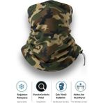 Single Sword Unisex Kışlık Polar Boyunluk & Bere | Çok Amaçlı Soğuk Hava Koruması 1 Adet 0//Y.TSK - Standart - Askeri Kamuflaj