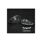 Singularis 10 Adet (5 Çift) Gözlük Burun Pedi - Vidalı Damla Silikon Plaket 13 mm - Yumuşak Konforlu Set