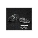 Singularis 10 Adet (5 Çift) Gözlük Burun Pedi - Vidalı Damla Silikon Plaket 15 mm - Yumuşak Konforlu Set