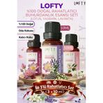 Singularis Lavyaslot Rahatlatıcı Set Lavanta - Yasemin - Lotus Uçucu Yağ Buhurdanlık Esansı Oda Kokusu 10Ml
