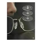 Singularis SK103417 10 Adet (5 Çift) Gözlük Burun Pedi - Vidalı Elips Silikon Plaket 11 Mm - Yumuşak Konforlu Set