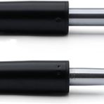 Sınıf 4 Kısa Gaz Kaldırma Silindiri Değiştirilebilir Bar Taburesi Pnömatik Piston Hidrolik Oyun Ofisleri için Genişletilebilir Direksiyon Bilgisayarı, Siyah, NO.60