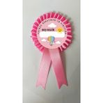 Sınıfına Hoşgeldin Saten Kokart Rozet 1o Adet - 6GA-Pembe - 10 Adet