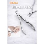 SİNKA Et Tırnak Pensi Büyük Boy Paslanmaz