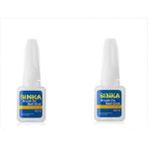 Sinka Tırnak Yapıştırıcısı Fırçalı Uygulama 10 gr Set 2 Adet Profesyonel Kullanım İçin