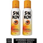 Sinkov Sivrisinek ve Karasinek Kovucu Aerosol Deo Sprey 100 ml 2 Adet
