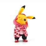 Sinley 15 cm. Kamuflaj Pikachu Anime Bebek Modeli Süsleme Oyuncakları (Yurt Dışından) - Sarı - Siyah