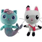 Sinley 2'li 25 cm Anime Gabby Dollhouse Peluş Oyuncak