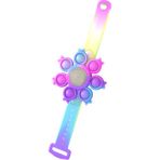 Sinley Ahtapot Iplik Pop Fidget Spinner Figet Oyuncaklar Anti Stres Pops Bileklik Işık Bilezik Push Balon (Yurt Dışından) - Renkli