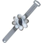 Sinley Ahtapot İplik Pop Fidget Spinner Figet Oyuncaklar Anti Stres Pops Bileklik Işık (Yurt Dışından) - Beyaz - Gri