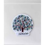 Sinop Temalı Polyester Kabartmalı Nazar Ağacı Magnet Çap:6 Cm – Dekoratif Hediyelik Buzdolabı Süsü (Kod:1112)