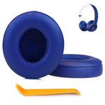 SINOWO Beats Solo 2 & Solo 3 Kablosuz Kulak Üstü Kulaklıklar için Earpad'lerin Değiştirilmesi, Solo2 Solo3 Gürültü Yalıtımlı Bellek Köpüğü ile Kulak Pedleri Yastıkları, Yumuşak Protein Deri (Pop