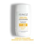 Sinoz Günlük Kullanım Sıvı SPF 50+ 50 ml Yüz Güneş Kremi