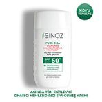 Sinoz Pure Cica Tiger Grass Ton Eşitleyici Sıvı SPF 50+ 50 ml Güneş Kremi