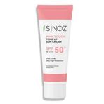 Sinoz SPF 50+ Ton Pa++++ Eşitleyici Pembe Yüz Güneş Kremi