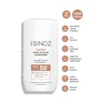 Sinoz Tinted Sıvı Yüz SPF 50+ 50 ml Yeni Nesil Güneş Filtreleri İle Hibrit Formül Güneş Kremi