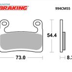Sinterli Ön Fren Balatası Bmw R 1250 Rt 1250Cc Ön İki Takım Kullanır 2019-2022