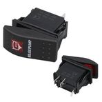 Sintine Pompa Sembollü Işıklı 3 Pinli On-Off 12-24V Marin Switch