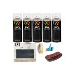 sıocolors 5 ADET ISIYA DAYANIKLI PETEK-KALORİFER-RADYATÖR-KLİMA VERNİKLİ SPREY BOYA SETİ 400 ML