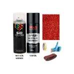 sıocolors JANT+SPOLİER+MOTOR METALİK + AKRİLİK VERNİK SPREY BOYA 400 ML + ZIMPARA+KAĞITBAND+ELDİVEN