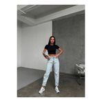 sion jeans Julia Milano Clara Mary Twin Mom Jean Likralı Kar Yıkama Jean Pantolon (NEW)