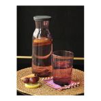 Sipahi Kapaklı Karaf Seti Kahverengi 1250 Ml
