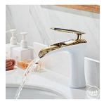 Sipahi Marble Altın Beyaz Kısa Şelale Batarya