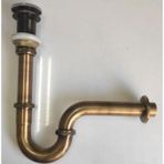 Sipahi Marble Antik Eskitme Lavabo Sifonu Takımı