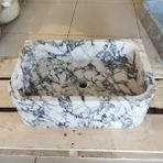 Sipahi Marble Menekşe Mermer Lavabo - Karışık